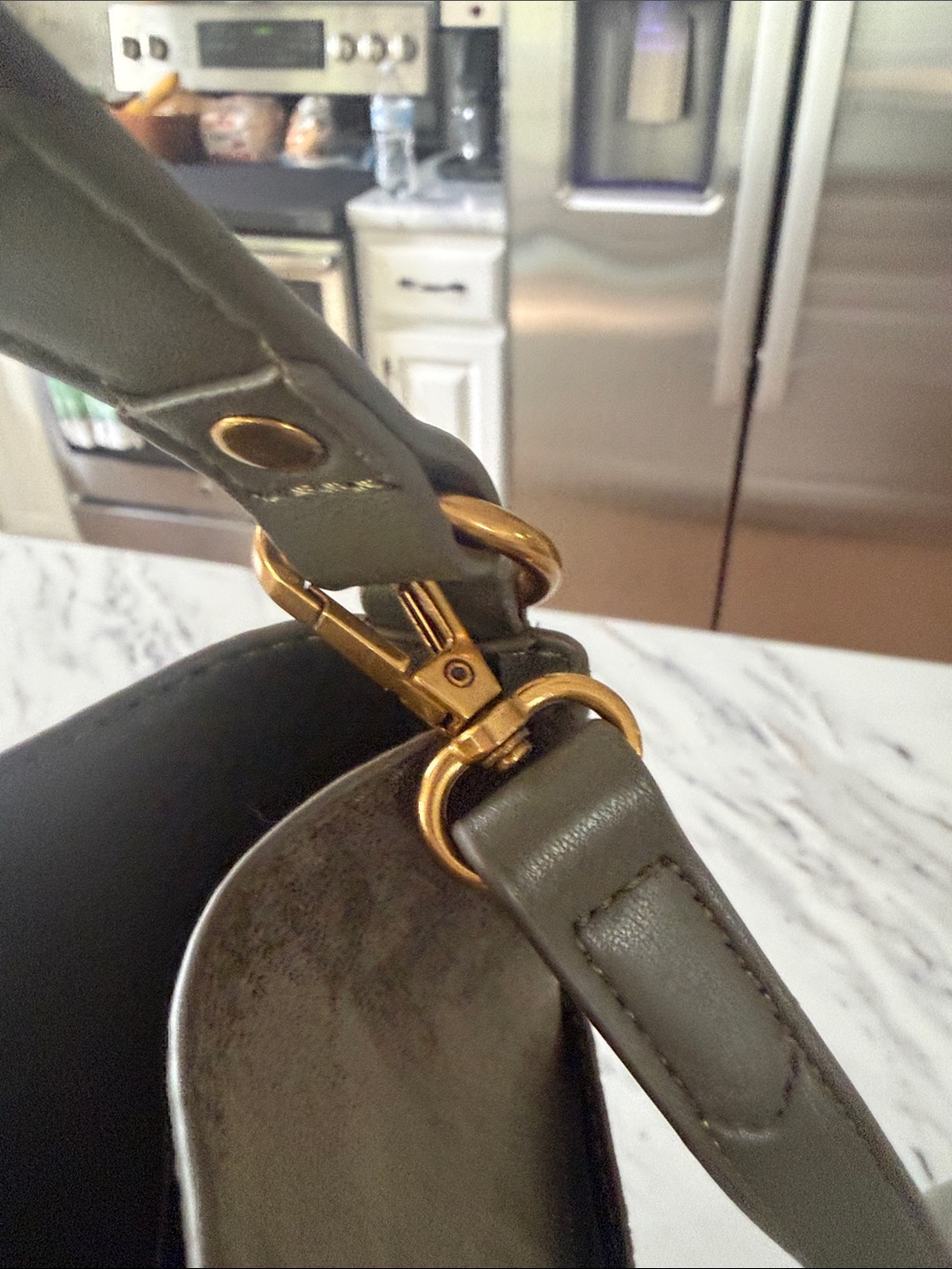 House of Harlow olive green bag - Picture 5 of 6